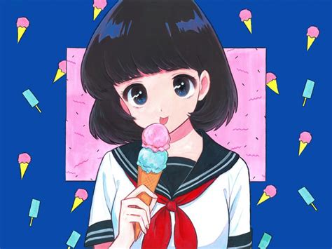 Ice Cream Anime Girl