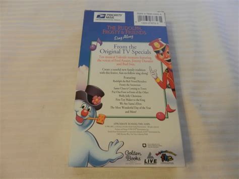 The Rudolph Frosty And Friends Sing Along Vhs Burl Ives Fred Astaire