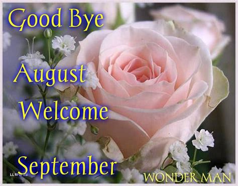 Good Bye August Welcome September Pictures Photos And