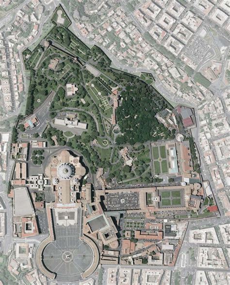 Vatican Map Aerial