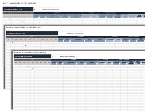 Download Free Inventory Report Templates Smartsheet