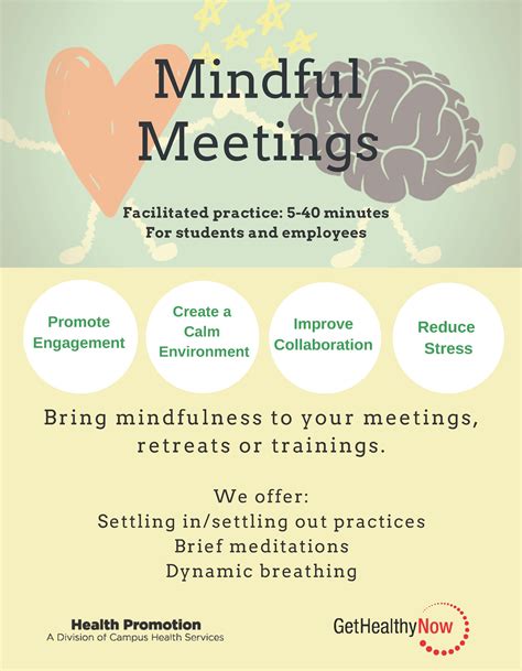 Mindfulness And Meditation — Health Promotion A Division Of Campus