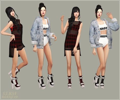 64 Best Sims 4 Cc Finds Korean Clothes Images On