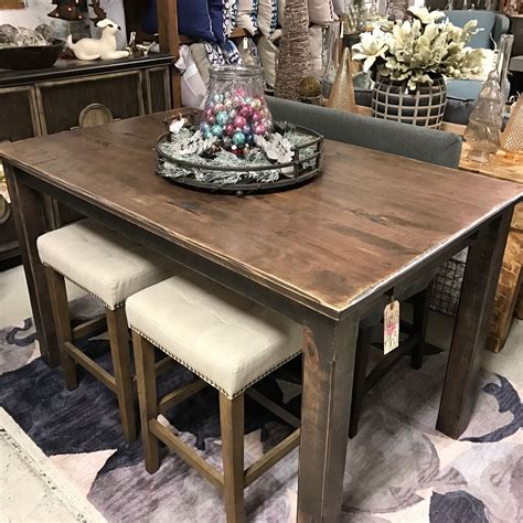 Check out our site to view our great deals and find a home zone furniture location near you! One of our favorite rustic, counter-height dining tables ...
