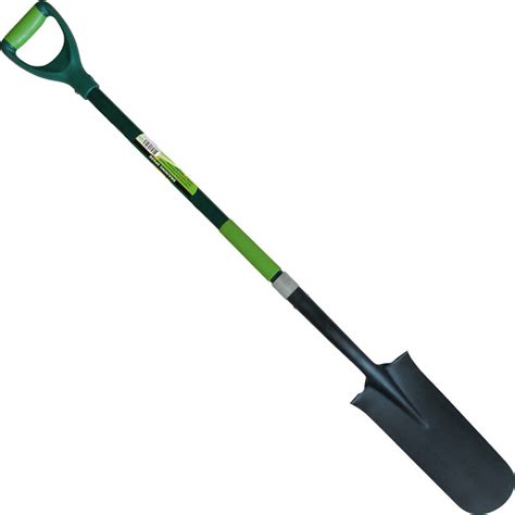 Garden Tools D Shaped Fibreglass Handle Forged Steel Trenching Shovel
