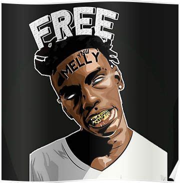 Check spelling or type a new query. 'YNW Melly 'Free Melly'' Poster by TheGravHouse in 2020 ...