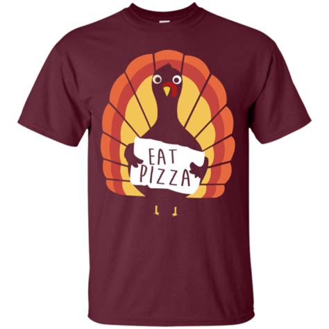 Eat Pizza Thanksgiving Funny Turkey Pizza T Shirt