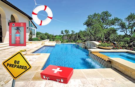 Drowning is a leading cause of accidental death in children, and pools. Swimming Pool Safety: Backyard First-Aid Kits and Rescue ...