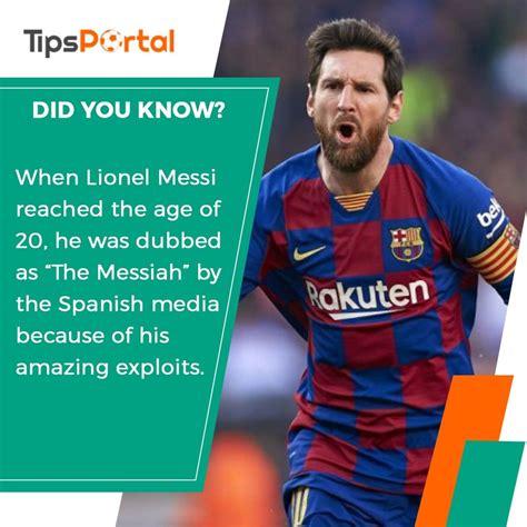 Heres 10 Facts You Probably Didnt Know About Lionel Messi 🌟⁠ ⁠ Read