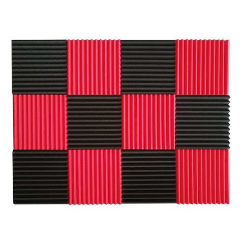 12 Pcs Acoustic Panels Soundproofing Foam Acoustic Tiles Studio Foam