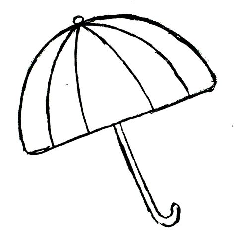 Umbrella Coloring Pictures Clipart Best