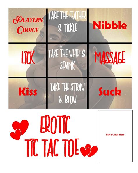 Erotic Tic Tac Toe Silhouette Couple Etsy