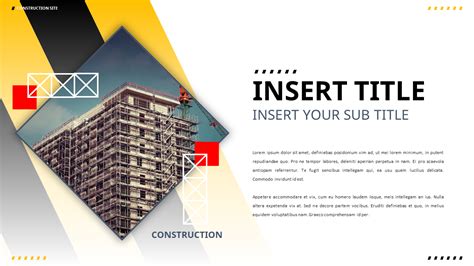 Construction Powerpoint Templates For Presentation