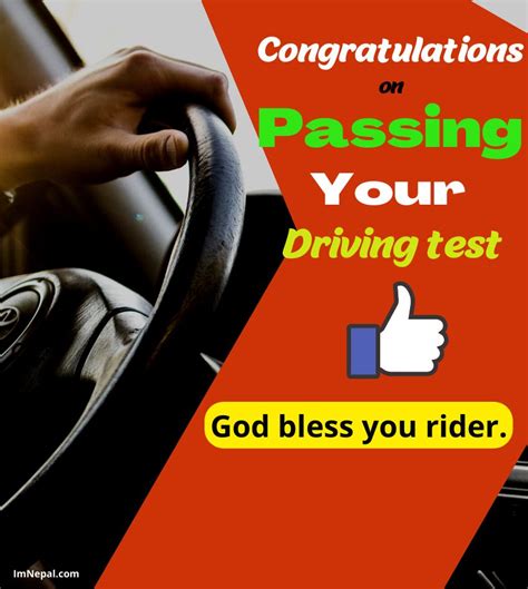 congratulation messages on passing driving test quotes and images
