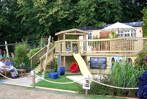 Garden Design And Construction Great Idea For Under Deck Play Area