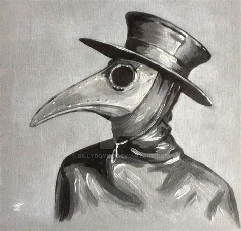 Steampunk Plague Doctor Painted Canvas Art By Billyboyuk On Deviantart