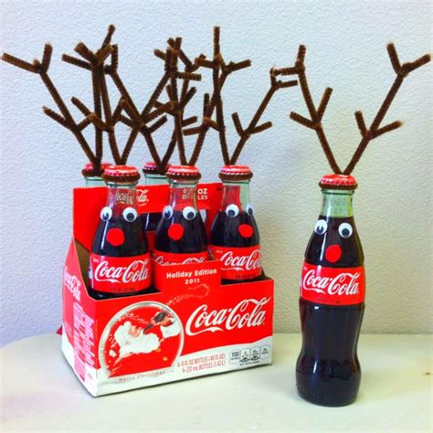 Diy Christmas Reindeer Coke Bottles