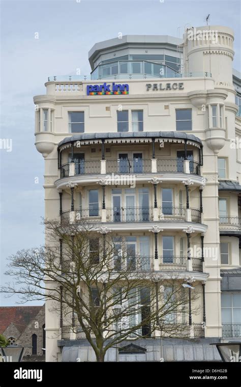 Side View Of Park Inn Palace Hotel Southend Stock Photo Alamy