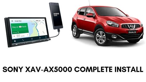 Sony Xav Ax5000 Install In Nissan Dualis Youtube