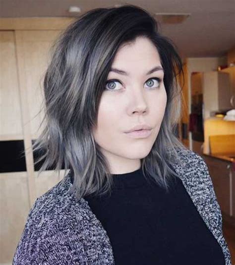 For gray hair, a bob can show off the beautiful color dimension that comes with naturally grown whites or added platinum highlights. These Days Most Popular Short Grey Hair Ideas | Short ...