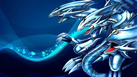 Blue Eyes White Dragon Wallpapers Hd Wallpaper Cave