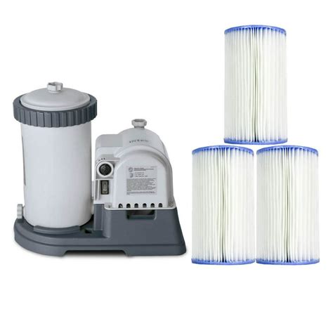 Intex 2500 Gph Swimming Pool Filter Pump Replacement Filter Cartridge