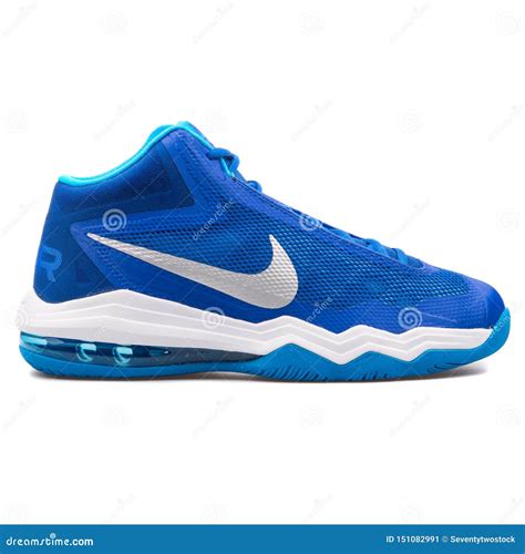 Nike Air Max Audacity Tb Blue And White Sneaker Editorial Photo Image