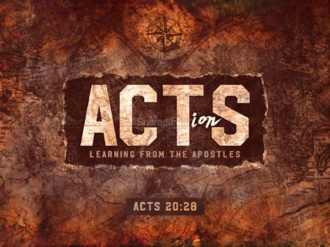 Acts Of The Apostles Sermon Powerpoint Clover Media