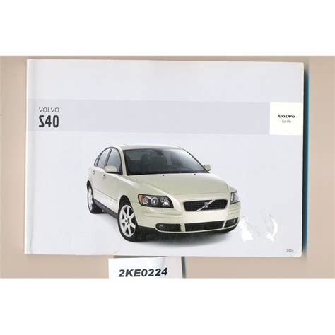 Auto and car manuals, owners manual and service manuals all makes and models online free pdf manuals find the owners manual you 129 volvo owner's manuals manuals all free download. Volvo S40 owners manual 2004 - JUNK.se