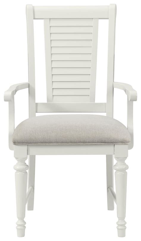 Stillwater Furniture Harbortown 254725141 White Upholstered Arm Chair
