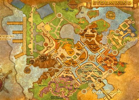 Etsy World Of Warcraft Map World Of Warcraft