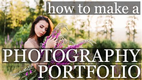 How To Make A Photography Portfolio Youtube