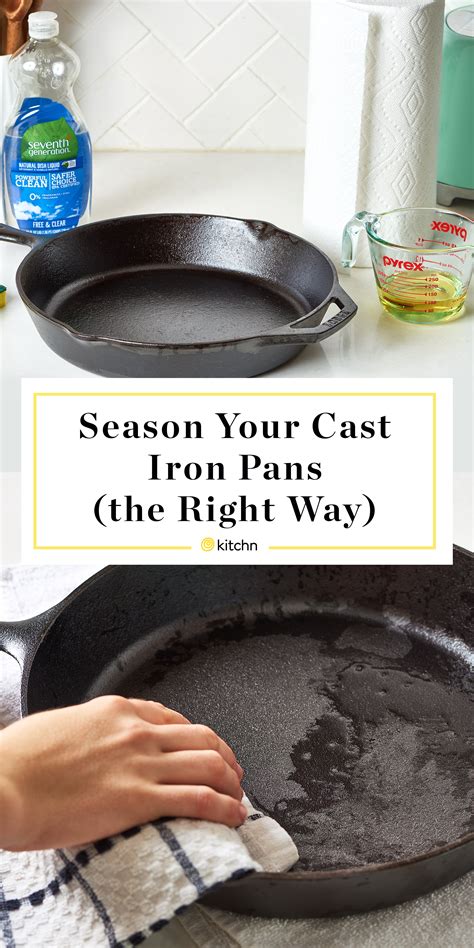 How To Season A Cast Iron Skillet Kitchn