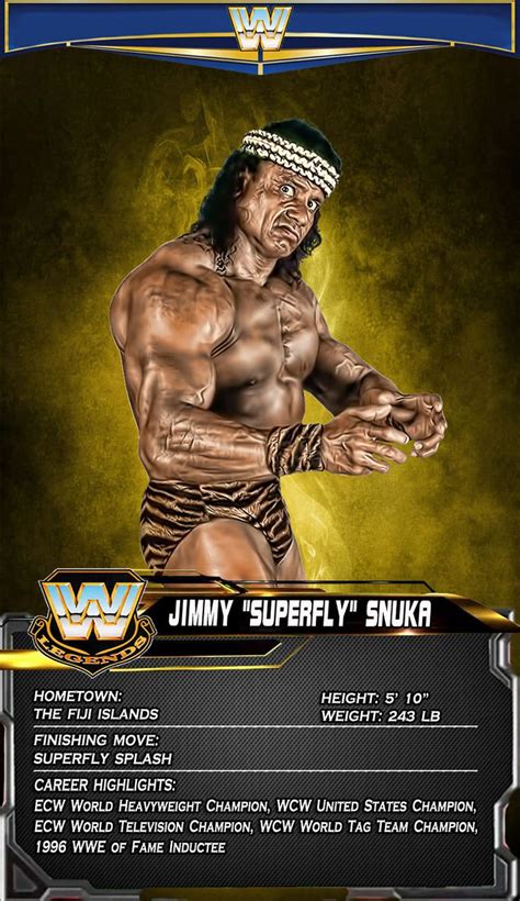 Jimmy Superfly Snuka Wwf Superstars Wrestling Stars Pro Wrestling