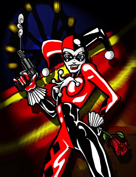 Harley Quinn By Cthompsonart On Deviantart