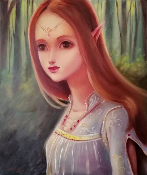 Fairy Queen Titania Painting By Olha Yefimova Saatchi Art