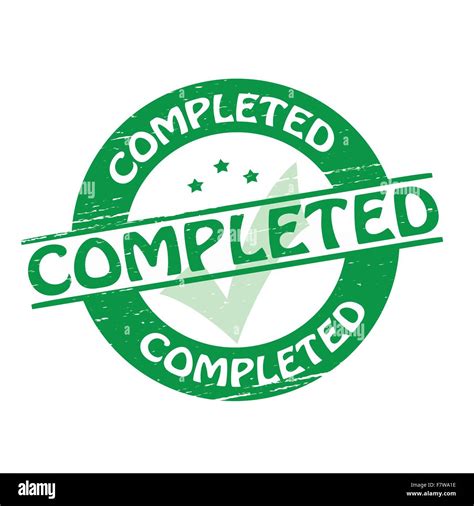 Completed Rubber Stamp Hi Res Stock Photography And Images Alamy