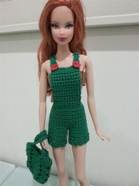 Barbie Basic Overalls Free Crochet Pattern Feltmagnet