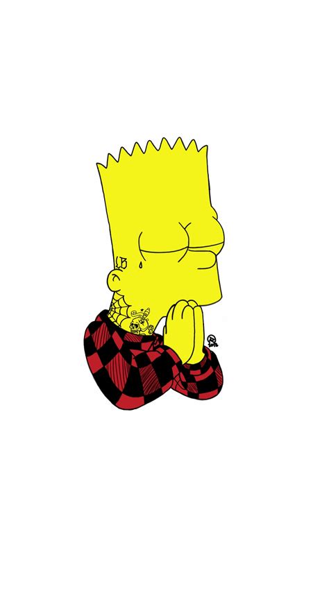 Praying Bart Simpson By Zombie6786 On Deviantart