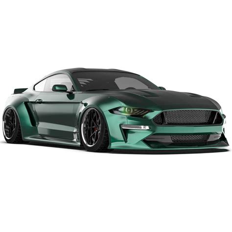 Clinched Wide Body Kit Ford Mustang S550 Facelift Royal Body Kits