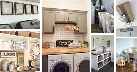 34 Best Farmhouse Laundry Room Decor Ideas And Designs For