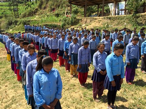 A Moment Of Silence After School Reopens In A Nepali Town Goats And