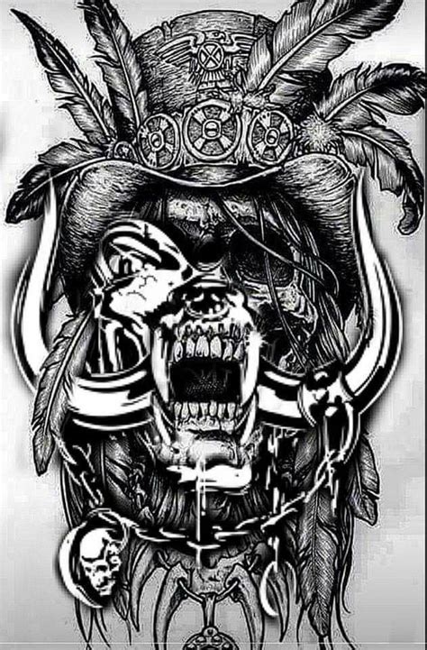 Pin By Rickster On Tengkorak Metal Tattoo Heavy Metal Tattoo Rock N