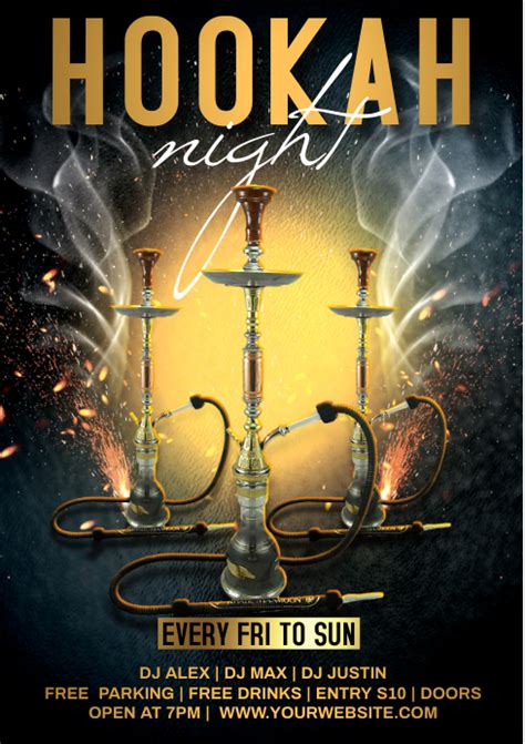 Hookah Night Template Postermywall