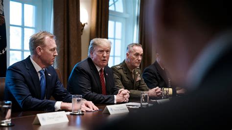 Trump Tells Pentagon Chief He Does Not Want War With Iran The New