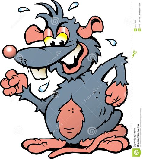 Illustration Of An Happy Smiling Rat Stock Illustration Illustration