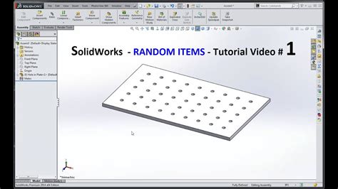 Random Items 01 Solidworks Tutorial Youtube