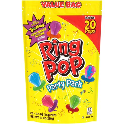 Buy Ring Pop Individually Wrapped Bulk Variety Party Lollipop Suckers