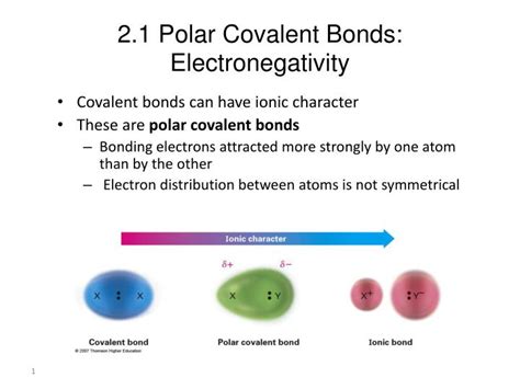 Polar Covalent Bond Electronegativity