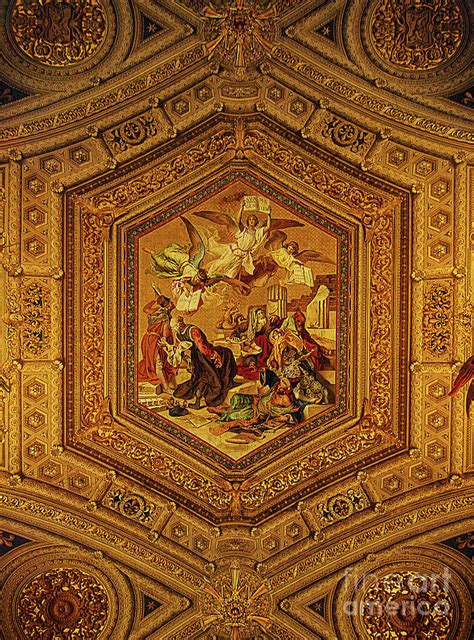 Sertiony tapestry wall hanging,tapestry décor 60x50 inchparis france april 18 ceiling painting in hercules room of the royal chateau versailles on 2015 for bedroom colorful big tapestries,purple green. Vatican Ceiling Tapestry Photograph by Mike Nellums